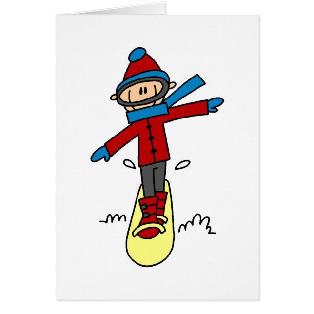 Figura snowboard del palillo (Frente)