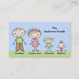 Figura tarjetas del palillo de visita de la mamá