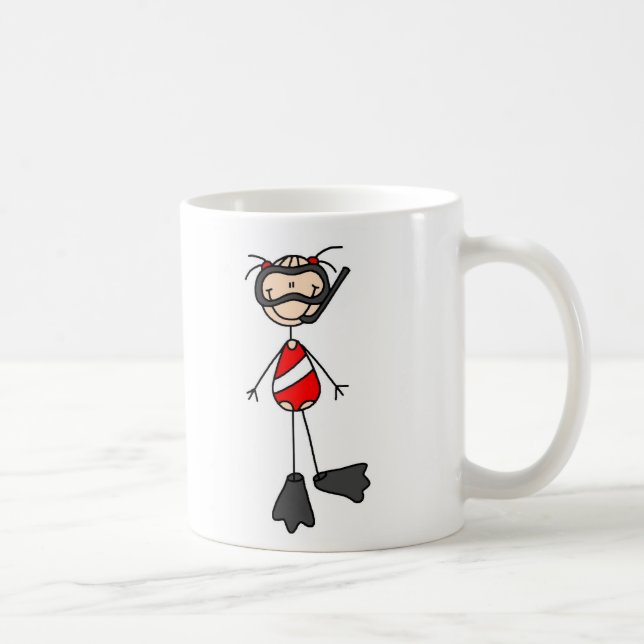 Figura taza del palillo de la natación (Derecha)