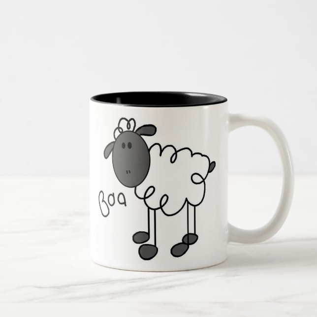 Figura taza del palillo de las ovejas (Derecha)