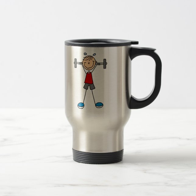 Figura taza del palillo del levantamiento de pesas (Derecha)