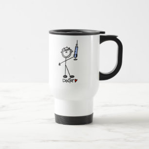 Figura taza del palillo del médico