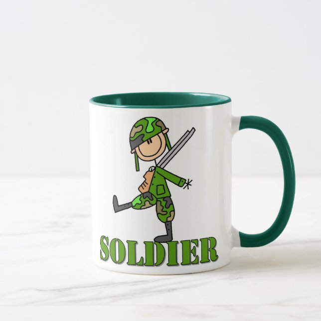 Figura taza del palillo del soldado (Derecha)