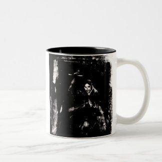 Figura taza del ` s del obispo de café