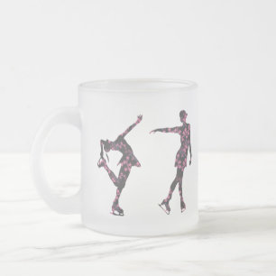 Figura taza helada modelo del patinador