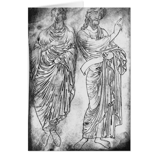 Figuras de dos apóstoles o profetas (Frente)