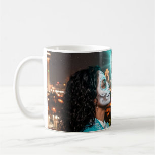 Figuras en la azotea de Miquiztli - Taza de café