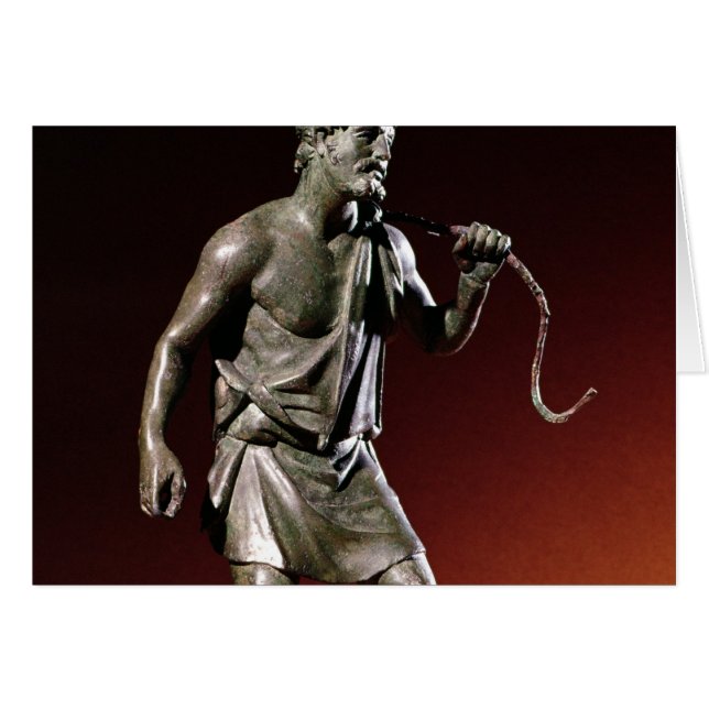 Figurilla de Lararium de un portador de agua (Anverso (Horizontal))