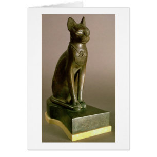 Figurilla de un gato que representa a la diosa