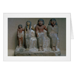Figurilla de un grupo de la familia (pigmento en