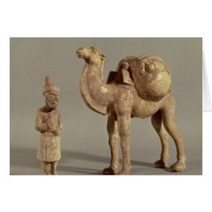 Figurillas funerarias de un camello cargado