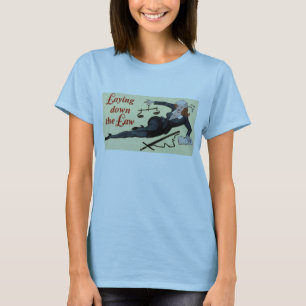 Fijación de la camiseta de las mujeres de la ley
