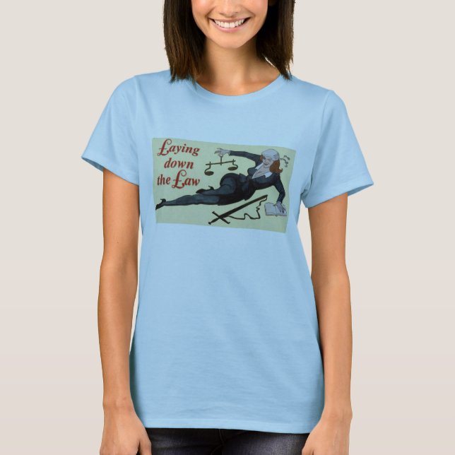 Fijación de la camiseta de las mujeres de la ley (Anverso)