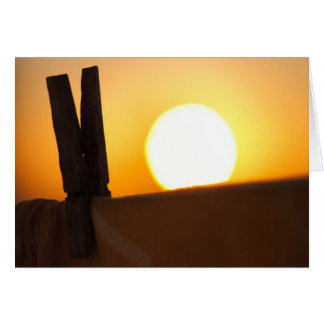 Fijación de la ropa al amanecer