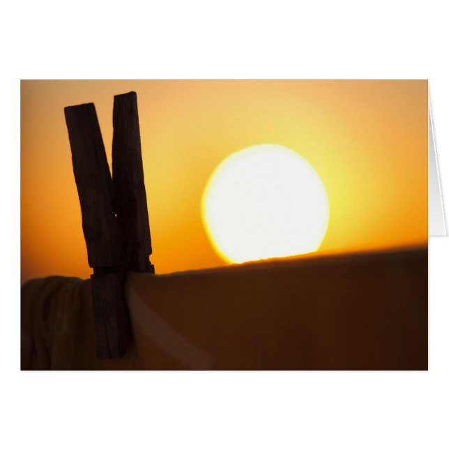 Fijación de la ropa al amanecer (Anverso (Horizontal))