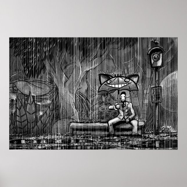 fijar a profesor horror ventilador arte (Frente)