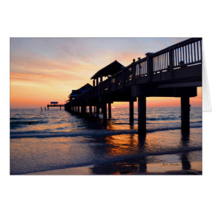 "Fije la noche playa de Clearwater de la música",