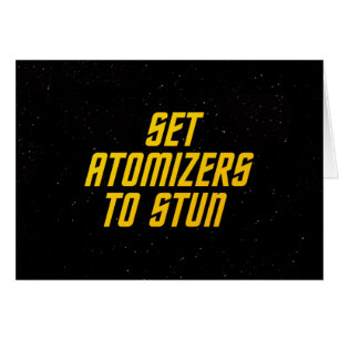 Fije los atomizadores para atontar