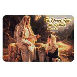Fije sus ojos en el imán superior de Jesús 1