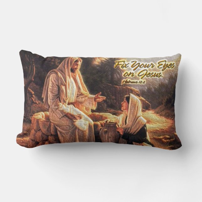 Fije sus ojos en la almohada de Jesús 1 (Anverso)