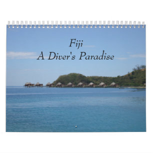 Fiji - calendario de pared del paraíso 2018 de un