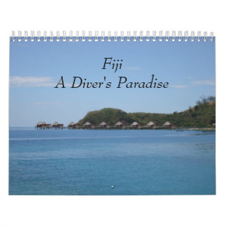 Fiji - calendario de pared del paraíso 2018 de un