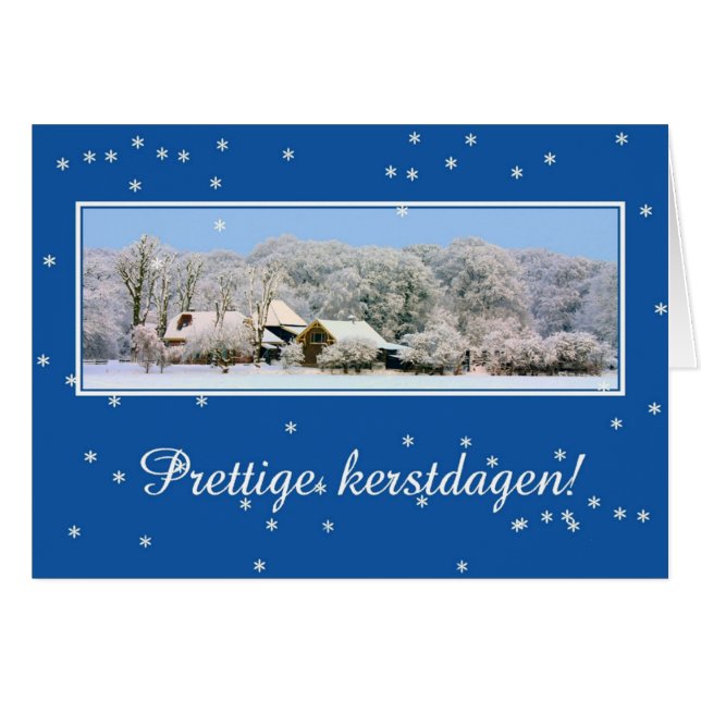 Fijne kerstdagen - Navidades holandeses (Anverso (Horizontal))