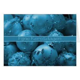 Fijne Kerstdagen Ornamentos de Navidad