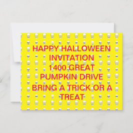 Fila De Calaveras - Invitación De Halloween