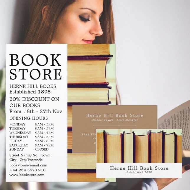 Fila de libros antiguos, publicidad en la tienda d (Subido por el creador)