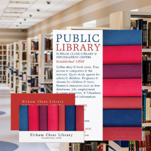 Fila de Libros, Publicidad de Biblioteca