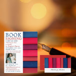 Fila de libros, publicidad de firma de libros de e<br><div class="desc">Fila de Libros,  Escritores Libro Firmando Volantes de Publicidad por la Tienda de Tarjetas de Negocios.</div>