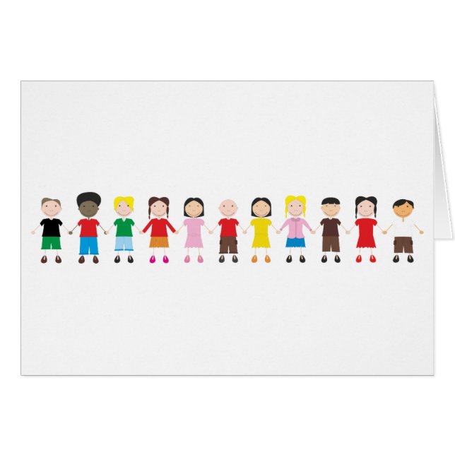 Fila de niños (Anverso (Horizontal))