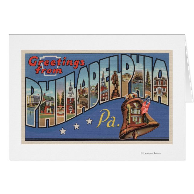 Filadelfia, Pennsylvania - Letra grande (Anverso (Horizontal))