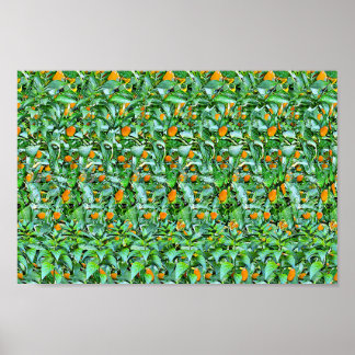 Filas verdes - Impresión 3D oculta