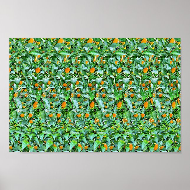 Filas verdes - Impresión 3D oculta (Frente)