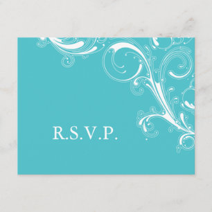 Filigea Swirl Blue Curacao RSVP