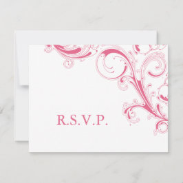 Filigree Swirl Pink RSVP