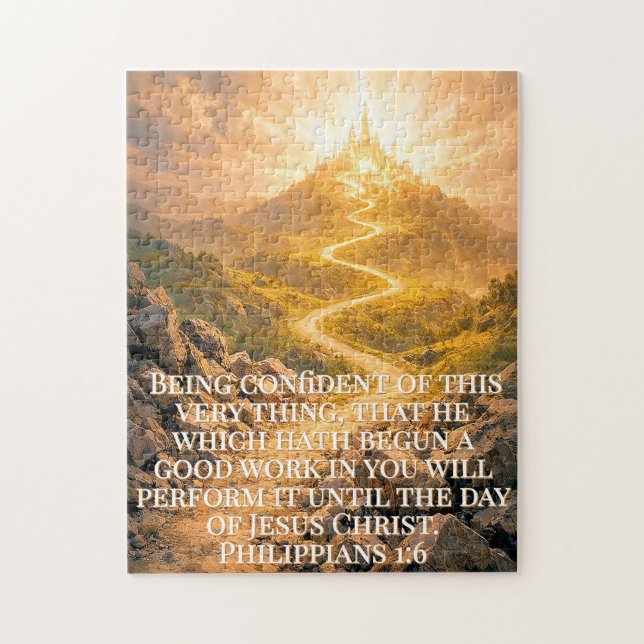 Filipenses 1:6 Rompecabezas (Vertical)