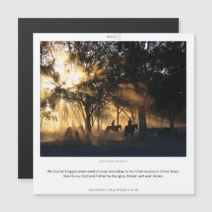 Filipenses 4:20 tarjeta imantada PROSPERIDAD SCRIP