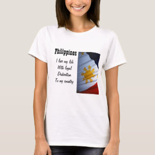 Filipina-lealtad a mis camisetas del país