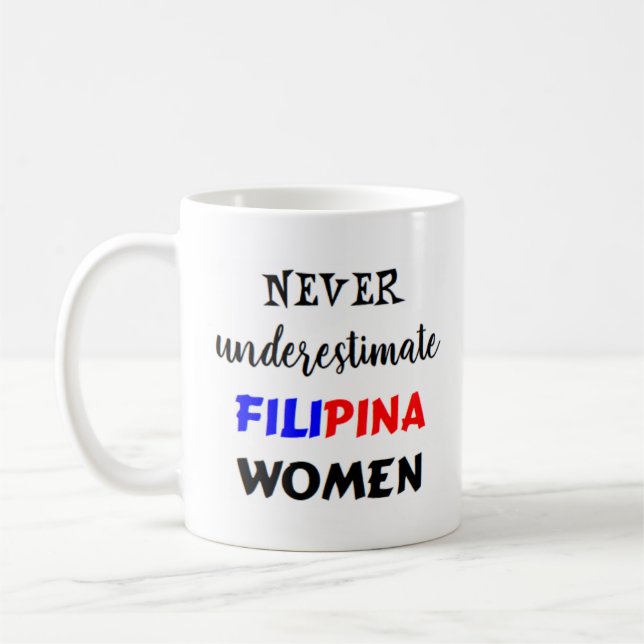 filipina mujeres taza de café (Izquierda)