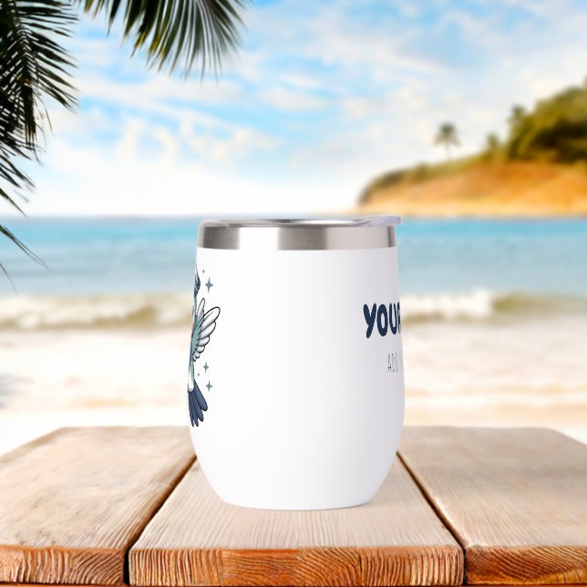 Filipinas 4:13 Navy Sailor Personalizado Tumbler (Playa)
