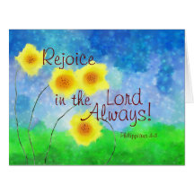 Filipinas 4:4 Regocijarse en la carta del Señor Si