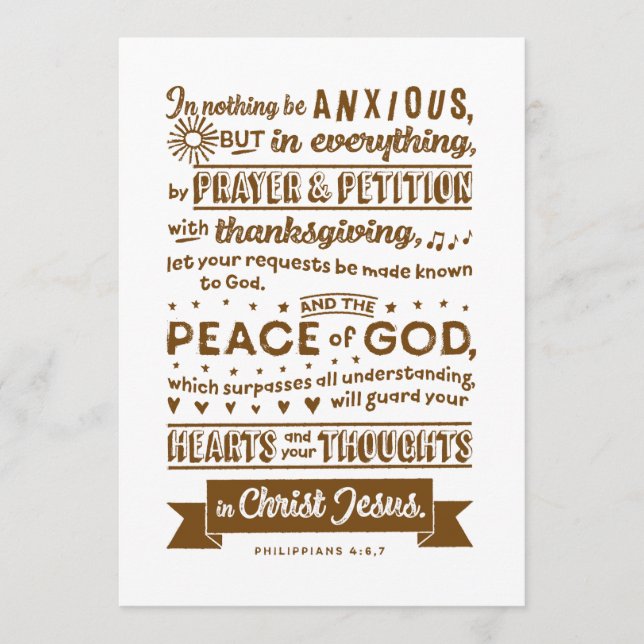 Filipinas 4:6, 7 (Anverso)