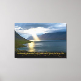Filipinas 4:8 Biblia Cristiana Verse Arte de tela