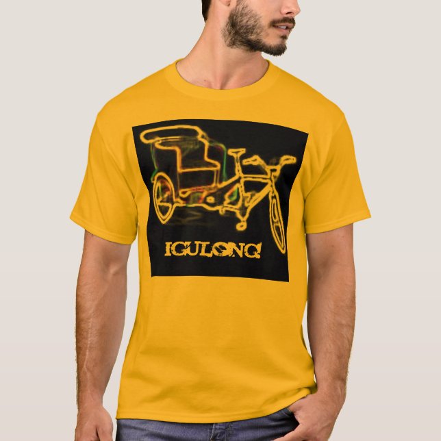 Filipino Pedicab "desarrollo!" Camiseta (Anverso)