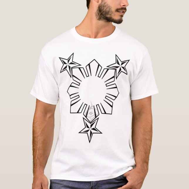Filipino Sun y camisa de las estrellas (Anverso)