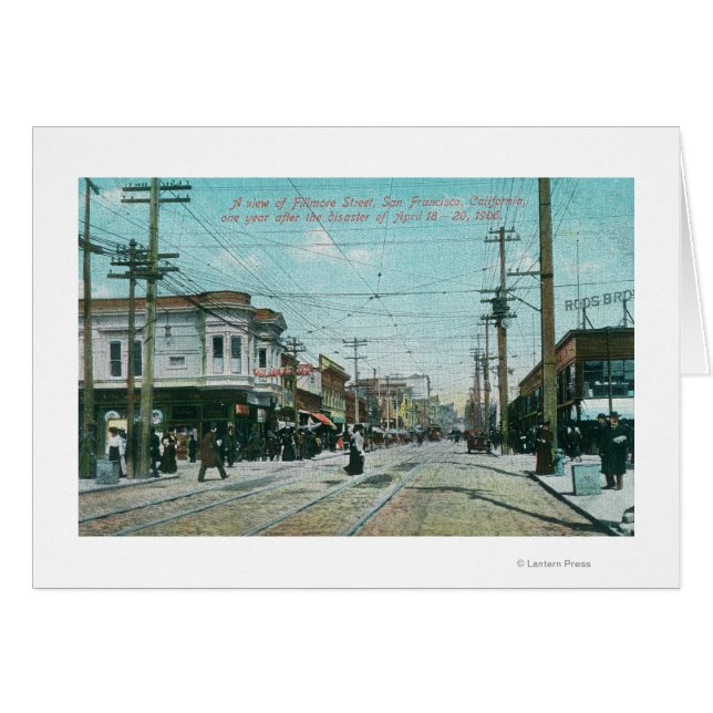 Fillmore Street View 1 año después del incendio de (Anverso (Horizontal))