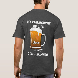 Filosofía de la vida - Diversión de camisetas
